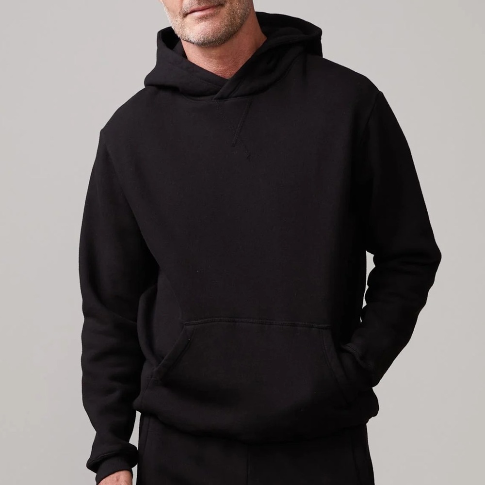 BRAND NEW Monrow Black Oversized Hoodie in XL